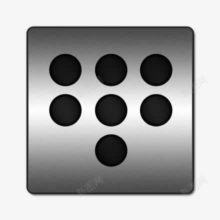 标志钢铁社会媒体上的黑色镶嵌图标png_新图网 https://ixintu.com logo 标志