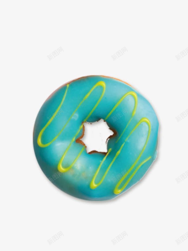 甜甜圈png免抠素材_新图网 https://ixintu.com 甜甜圈 美味 蓝色 诱人 食物
