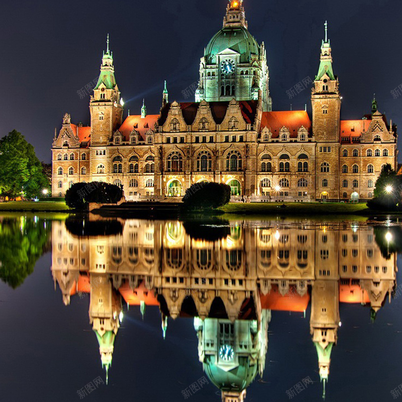 欧式城堡夜景jpg设计背景_新图网 https://ixintu.com 欧式 城堡 景 主图 摄影 风景