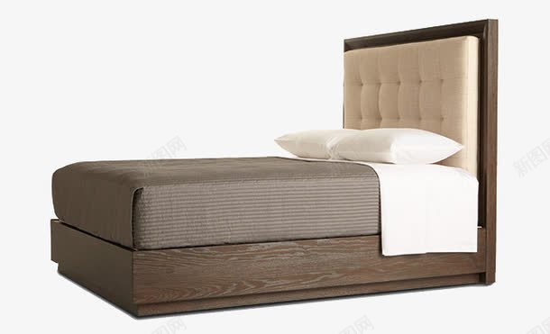 样品床元素png免抠素材_新图网 https://ixintu.com 3d家具 3d床模型 卡通 卧室 家具 床 床品
