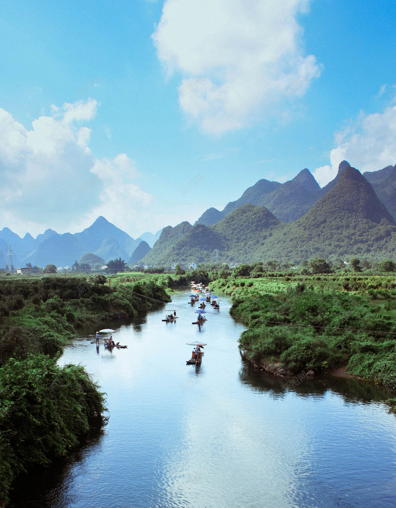 美丽风景H5背景jpg设计背景_新图网 https://ixintu.com H5 H5背景 h5 大气 天空 湖泊 群山