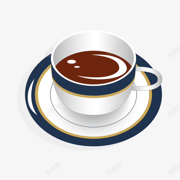 咖啡杯矢量图ai免抠素材_新图网 https://ixintu.com 咖啡 咖啡杯 矢量咖啡杯 矢量图