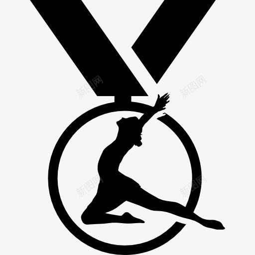 体操金牌变图标png_新图网 https://ixintu.com 体操 体操金牌奖章的变体 金牌