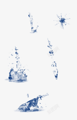 溅落的水花水滴飞溅2高清图片