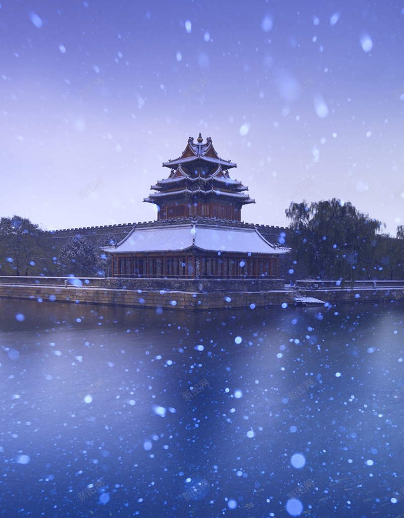 蓝色雪花风景APP手机端H5背景jpg设计背景_新图网 https://ixintu.com APP手机端 H5背景 冬天 寒冷 景色 蓝色 蓝色风景 雪 雪花 风景