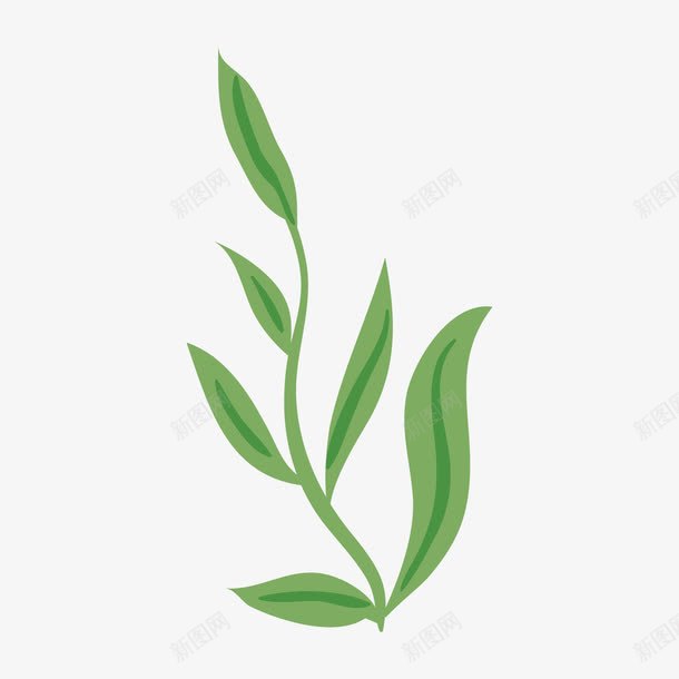 绿色的树苗png免抠素材_新图网 https://ixintu.com PNG 树叶 树苗 绿色