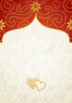 中式合影区中式婚庆背景素材高清图片