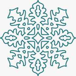圣诞节形状雪矢量图素材