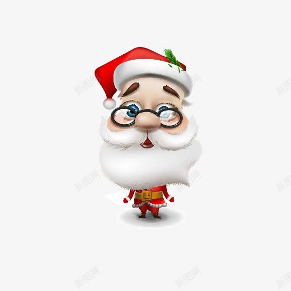 圣诞老人png免抠素材_新图网 https://ixintu.com 冬日 圣诞老人 圣诞节