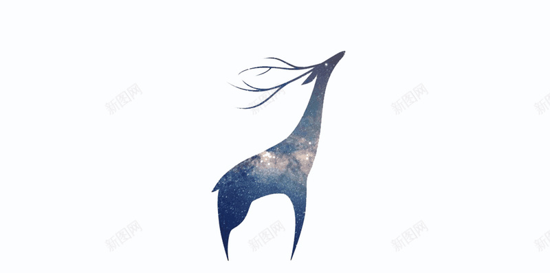 梦幻H5分层背景psd设计背景_新图网 https://ixintu.com H5 光点 太阳 星星 梅花鹿 梦幻 白云 背景