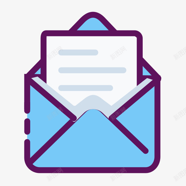 邮件卡通图标png_新图网 https://ixintu.com PNG 免扣 卡通 邮件