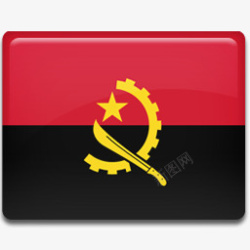angola安哥拉国旗AllCountryFlagIcons图标高清图片