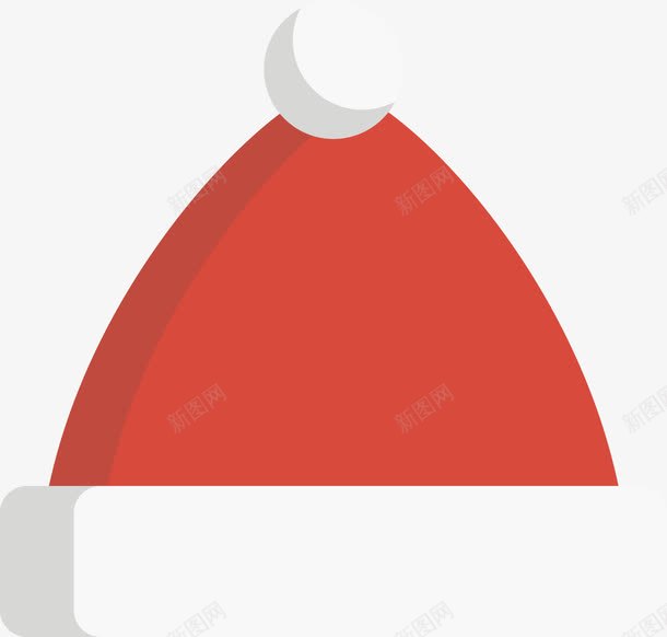 一顶圣诞帽png免抠素材_新图网 https://ixintu.com 圣诞帽子 圣诞节 帽子 矢量圣诞帽 矢量圣诞节 红色帽子
