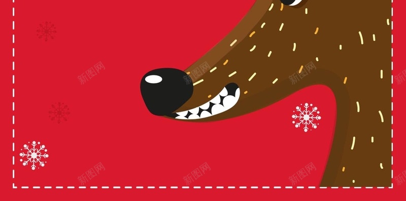 红色圣诞节小麋鹿背景psd设计背景_新图网 https://ixintu.com 红色 圣诞节 小麋鹿 鹿 鹿角 卡通鹿 圣诞狂欢