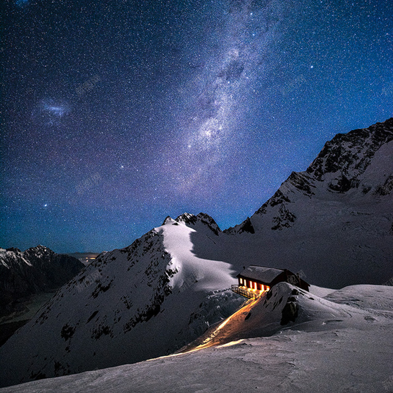 山脉星空背景jpg设计背景_新图网 https://ixintu.com 山脉 风景 摄影 星空 夜晚 主图 星云 星海 星际