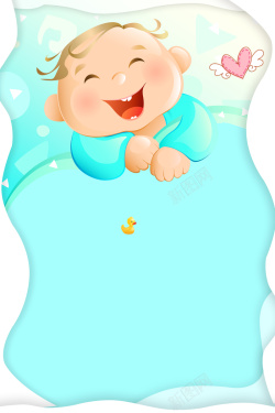 婴儿护理垫母婴生活馆海报背景高清图片
