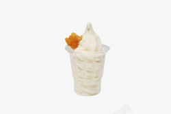 蜂巢鲜奶冰淇淋素材