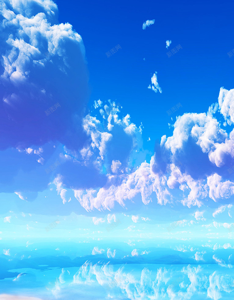 蓝天白云风景手机端H5背景jpg设计背景_新图网 https://ixintu.com H5背景 手机端 景色 海南风光 白云 白云背景 美景 背景 蓝天 蓝天白云 蓝天风景 风景