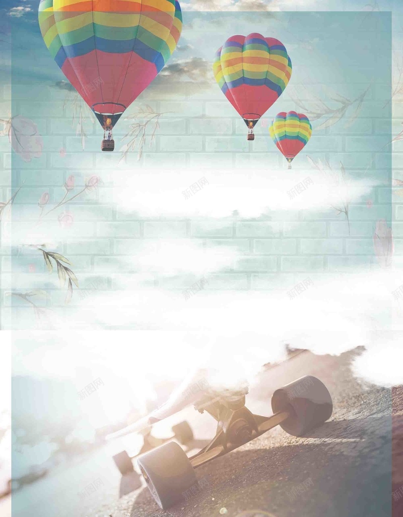 小清新五四青年节海报背景模板psd设计背景_新图网 https://ixintu.com 五四 城市 小清新 建筑 海报 热气球 背景模板 设计 青年节