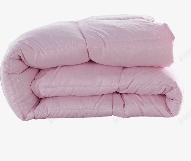 粉色床上用品棉被png免抠素材_新图网 https://ixintu.com 冬季加厚 床上用品 棉被 粉色 被芯