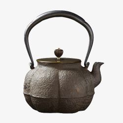 关西铁瓶龟系泡茶壶茶具高清图片