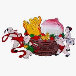 喜庆福娃招财童子素材