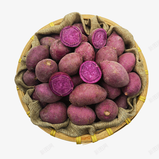 紫薯紫薯小紫薯png免抠素材_新图网 https://ixintu.com 瓜果 番薯 粗粮 紫薯 蔬菜