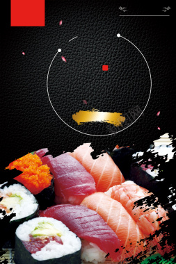 日本寿司背景背景