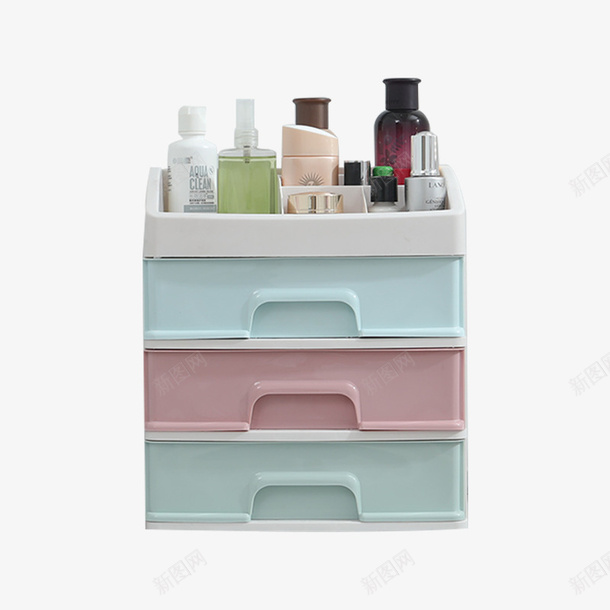 化妆品收纳盒png免抠素材_新图网 https://ixintu.com 化妆品 塑料 收纳盒 生活用品