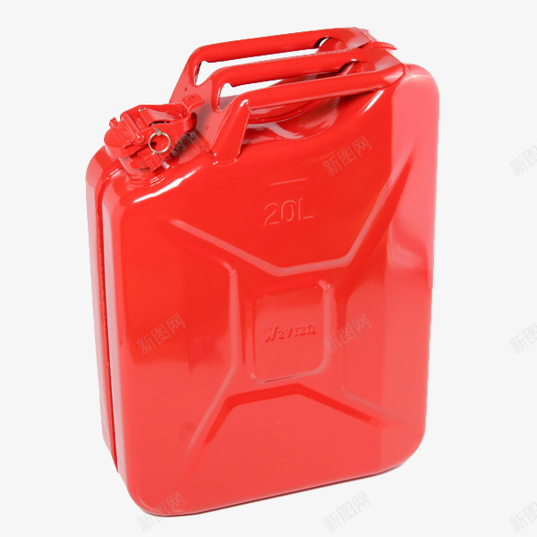 一个红色容器png免抠素材_新图网 https://ixintu.com 容器 机油桶 水桶 油桶