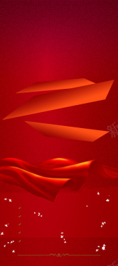 春节红色海报背景背景