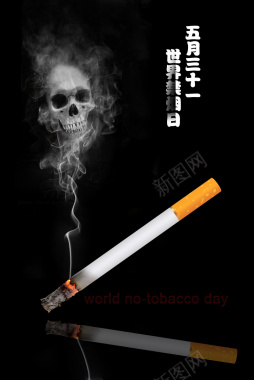 戒烟禁烟无烟日背景