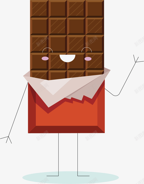 可爱卡通巧克力人矢量图ai免抠素材_新图网 https://ixintu.com 卡通巧克力 可爱巧克力 巧克力 巧克力小人 矢量png 美味巧克力 矢量图