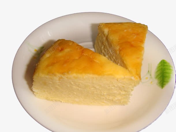 产品实物酸奶芝士蛋糕png免抠素材_新图网 https://ixintu.com 一碟蛋糕 芝士 蛋糕 黄色