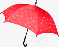雨天红色伞素材