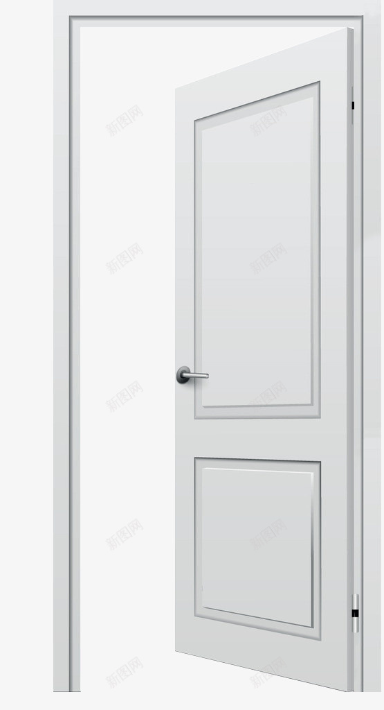 打开的门装饰png免抠素材_新图网 https://ixintu.com 合成物件 家具 装饰 门