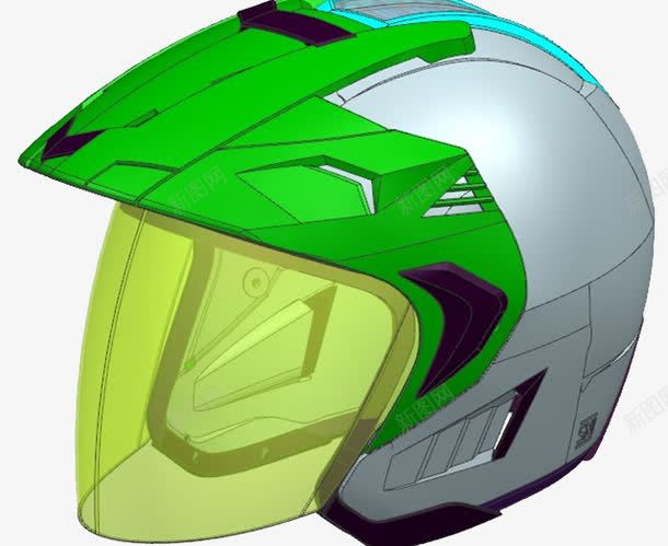 绿色带玻璃面罩的卡通头盔png免抠素材_新图网 https://ixintu.com 卡通 卡通绿色 头盔 玻璃 绿色 绿色卡通 面罩
