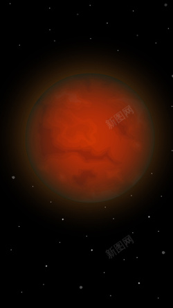 科幻阳光黑色星球矢量图H5背景高清图片