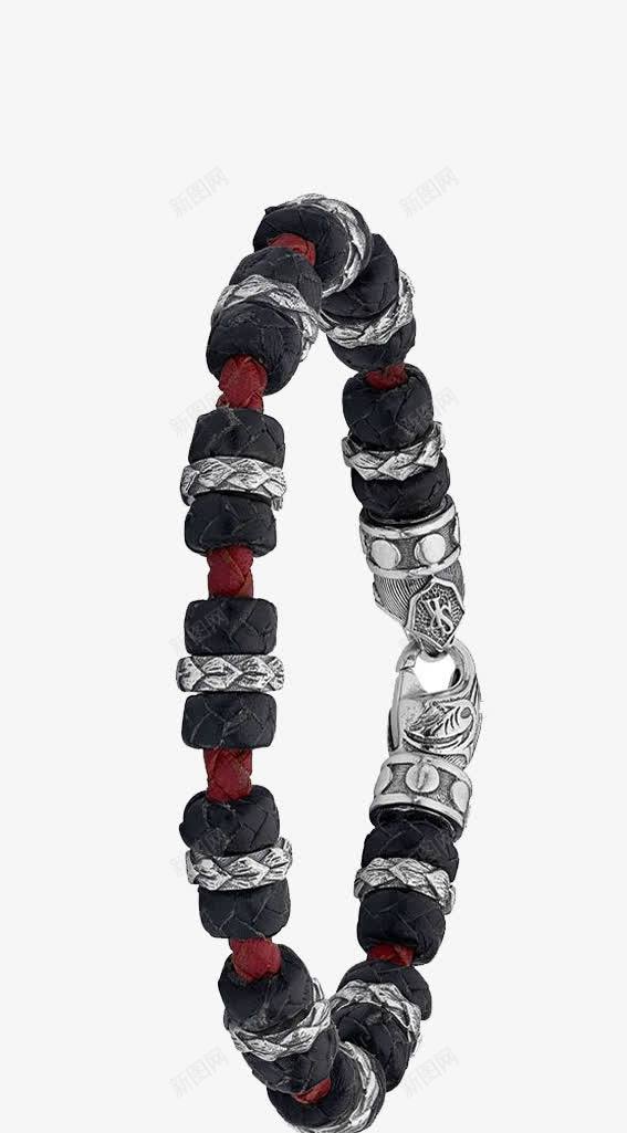 成熟男性线织手链psd免抠素材_新图网 https://ixintu.com 复古 红绳 装饰 饰品