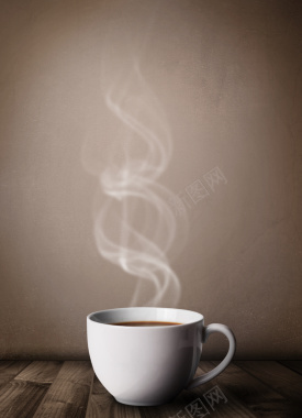 咖啡与蒸汽图片背景