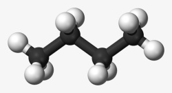 石墨烯分子结构插画灰色卡通分子结构图高清图片