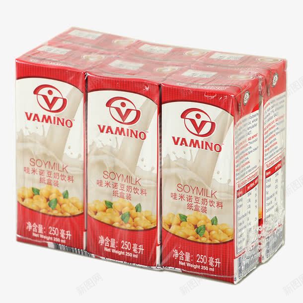 豆奶饮料png免抠素材_新图网 https://ixintu.com 产品实物 红色 饮料