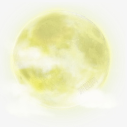 在晚上中秋节月亮月球星球满月高清图片