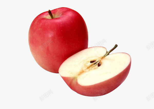精致红色香甜苹果png免抠素材_新图网 https://ixintu.com 果园 水果 红色 苹果