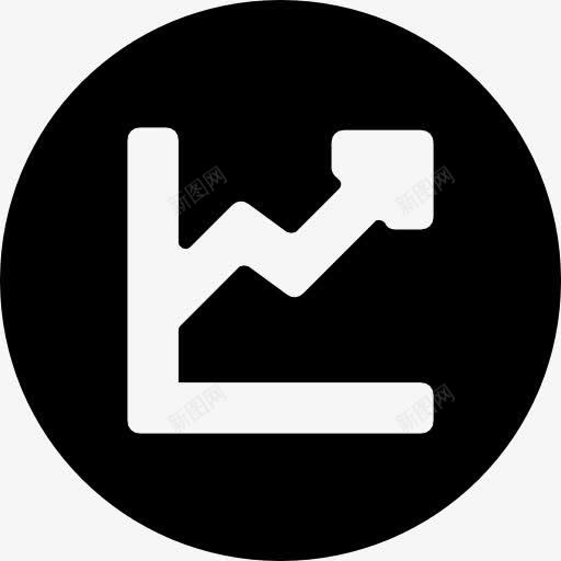 统计图标png_新图网 https://ixintu.com 业务 图 图形 增长 福利 箭头 统计