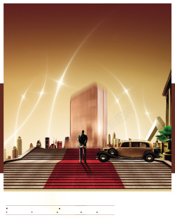 红地毯成功人士台阶背景高清图片