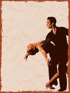 舞蹈中心招生宣传芭蕾广告背景