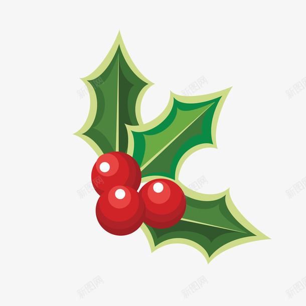 圣诞果矢量图ai免抠素材_新图网 https://ixintu.com 圣诞元素 圣诞果 圣诞节 插画圣诞果 矢量图
