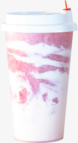 鲜奶奶茶微醺莓果鲜奶高清图片