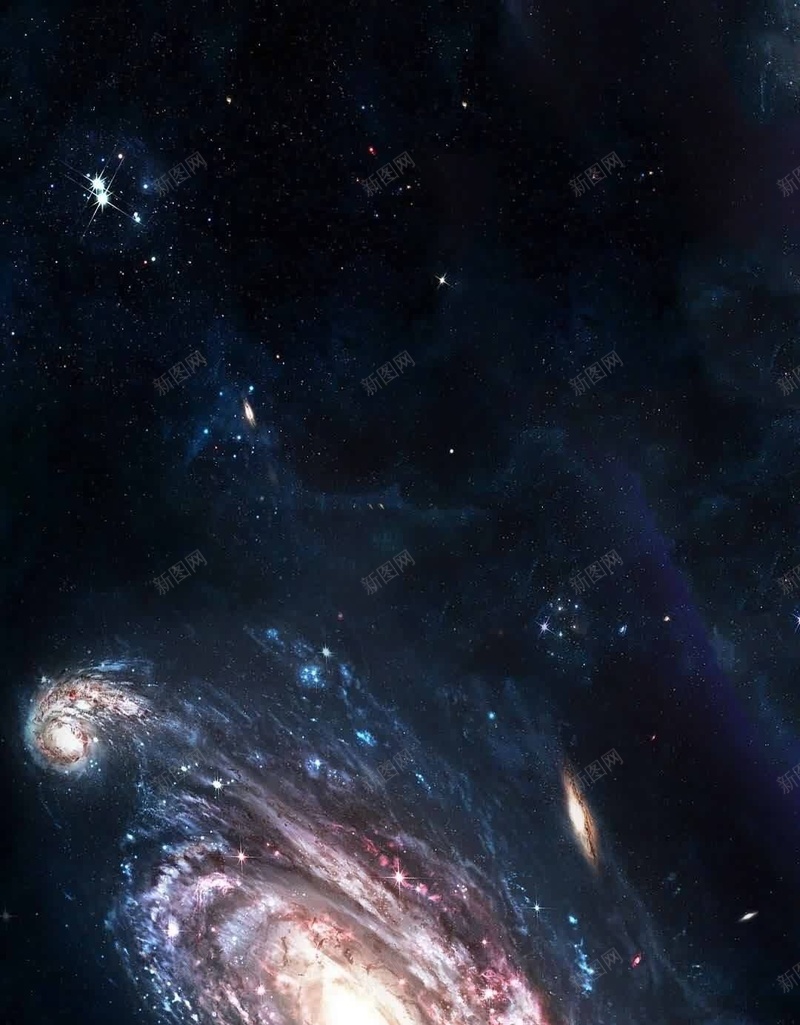 银河系背景jpg设计背景_新图网 https://ixintu.com 大气 奇妙 星空 炫酷 银河系